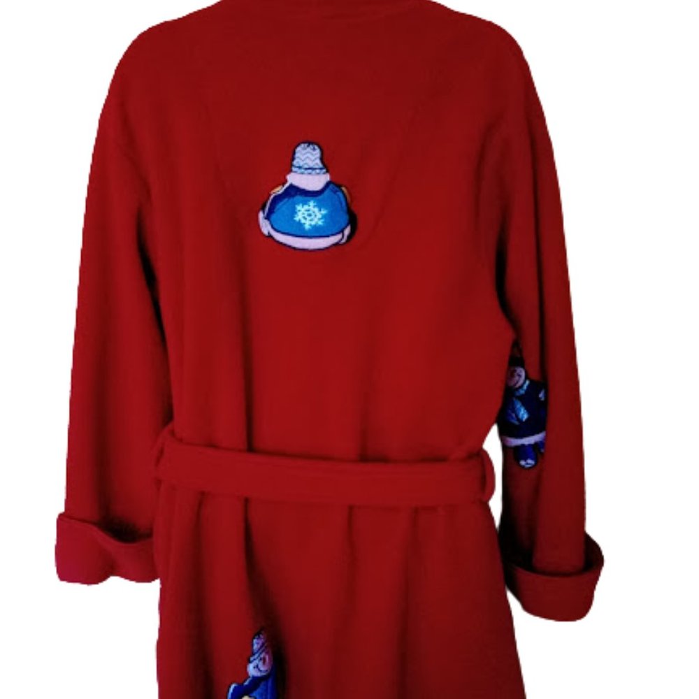 Red Plushy Robe Size Medium